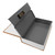 Diversion Book Safe Large Size Dictionary Style Stainless Steel Book Safe Combination Lock for Coins Card Documents Brown