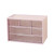 Desktop Storage Box Plastic Space Saving Large Capacity Desktop Drawer Organizer for Dressing Table Office School Purple