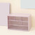 Desktop Storage Box Plastic Space Saving Large Capacity Desktop Drawer Organizer for Dressing Table Office School Purple