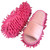 Floor Slippers Lazy Open Toed Mop Slipper Home Use Soft Pure Color Cleaning Slipper Pink M 39-41