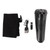 Electric Beard Trimmer 3 Floating Heads Rechargeable Precise Cutting Cordless Beard Clipper for Men Black