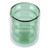 200ml DoubleLayer Glass Mug HeatResistant 3 Dimensional Spiral Cup for Office Home School(Green )