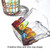 Whiskey Glass Multicolor 320ml Short Drinking Glass for Home