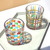 Whiskey Glass Multicolor 320ml Short Drinking Glass for Home