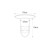 Shower Floor Drain 360° Deodorant Floor Drain Backflow Preventer One Way Drain Valve Sewer Core Sewer Insect Proof Anti Odor Floor Drain Core