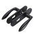 Indoor Door Handle Lock Universal Silent Separate Door Lever for Home Bedroom Office Black