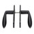 Indoor Door Handle Lock Universal Silent Separate Door Lever for Home Bedroom Office Black