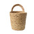 Seagrass Storage Basket Wall Hanging Basket Storage Rack Garden Plant Basket Pushgrass Hanging Basket Hanging Pot
