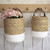 Seagrass Storage Basket Wall Hanging Basket Storage Rack Garden Plant Basket Pushgrass Hanging Basket Hanging Pot