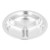 Stainless Steel Dish Dinner Plate Reusable Children Rice Plate Canteen Snack Plate for Home Kitchen Restaurant HotelM
