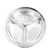 Stainless Steel Dish Dinner Plate Reusable Children Rice Plate Canteen Snack Plate for Home Kitchen Restaurant HotelM