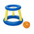 Inflatable Pool Volleyball Set with Volleyball Net Hoops Thickened Safe Portable Inflatable Pool Games Set 52418