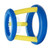 Inflatable Pool Volleyball Set with Volleyball Net Hoops Thickened Safe Portable Inflatable Pool Games Set 52418