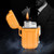 Portable Gas Lighter Waterproof Windproof Lighter Igniter for Smoker Cigarettes Cigar (Orange)