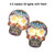 LED Skeleton String Light 30LED Halloween Decorative Lamp String Battery Powered for Indoor Outdoor Party
