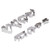 8Pcs/Set Christmas Cookie Mold Cutting Tool Stainless Steel 3D Biscuit Cutter Kitchen Baking Tool