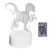 Dinosaur 3D Night Light 16 Colors 4 Modes RGB Colorful Dimmable Touch Control Lamp with Remote Control