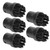 5PCS Steam Engine Brush Black Steamer Cleaning Brush Replacement Brush for Karcher SC1 SC2 SC3 SC4 SC5