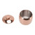 Stainless Steel Gold Seasoning Condiment Pot Spice Salt Sugar Pepper Container Jar Storage Organizer with Lid Rose Gold