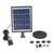 Solar Fountain Pump Multi Nozzles Efficient Small Landscape Floating Fountain for Bird Bath Swimming Pool 3.5W 7V