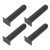 4 PCS Adjustable Bed Height Replacement Legs Steel Antislip Metal Cabinet Desk Leg for Sofa Table Dresser