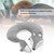 Fox Shape Travel Neck Pillow Soft Air U Shape Health Pillow (Gray Fox)