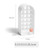 18 Spaces Lipstick Storage Rack Castle Molding Dustproof ABS Lipstick Organizer for Makeup Cosmetics White
