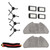 Electric Sweeper Replacement Accessories Kit for Xiaomi Mijia STYTJO2ZHM Sweeper 2pro MJSTS1