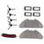 Electric Sweeper Replacement Accessories Kit for Xiaomi Mijia STYTJO2ZHM Sweeper 2pro MJSTS1