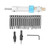 20Pcs/Set Countersink Drill Bit High Speed Steel Screwdriver Bits Screw Driver Converter Hand Tool Repair Set