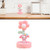 Cute Night Light Multifunctional Resin Cartoon Flower Toddler Night Light for Bedroom B