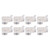 8PCS L Shaped LED Light Strip Connectors 4 Pin 10mm Transparent Gapless Solderless COB LED Adapter Connectors