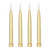 4Pcs Long LED Candles Light Battery Powered Electronic Long Candle Lamp for Christmas Holiday Wedding Birthday