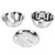 304 Stainless Steel Drain Basin 3 In 1 Set Vegetable and Fruit Cut Kneading Basin Cutting Plate Rice Sieve Pot
