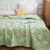 Summer Air Conditioner Quilt Machine Washable Soft Breathable Portable Air Conditioner Blanket Summer Comforter avocado 150x200cm