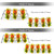 Ejoyous Taco Holder, 4 Pack Stainless Steel Taco Rack V Space Taco Stand with Protective Tips f