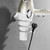 Aluminium Alloy Wall Mount Hair Dryer Holder Storage Rack Bathroom Organizer Shelf