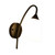 Wall Lamp Exquisite American Style Rust Resistance Wall Light for Living Room Bedroom Corridor Without Bulb Type 1