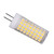 2Pcs LED Corn Bulb Natural Light Ceramic G8 102LED 10W Dimmable LED Corn Bulb for Hanging Lamps Suction Lamps AC100‑
