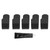 5pcs Clothes Hook Single Stainless Steel Bathroom Towel Door Spray Paint Adhesive Hooks