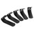 5pcs Clothes Hook Single Stainless Steel Bathroom Towel Door Spray Paint Adhesive Hooks