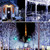 300 LED Curtain Lights for Decorations USB String Lights 3 m x 3 m Curtain Light Waterproof Fairy Lights for Bedroom Patio Garden