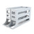 Egg Dispenser Auto Rolling Large Capacity 4 Tier Space Saving Egg Tray Organizer for Refrigerator 2pcs Gray