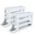 Egg Dispenser Auto Rolling Large Capacity 4 Tier Space Saving Egg Tray Organizer for Refrigerator 2pcs Gray