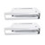 Egg Dispenser Auto Rolling Large Capacity 4 Tier Space Saving Egg Tray Organizer for Refrigerator 2pcs Gray