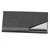 Business Card Holder Stainless Steel Innovative Name Card Case Organizer for Commercial UseBlack 007#