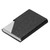 Business Card Holder Stainless Steel Innovative Name Card Case Organizer for Commercial UseBlack 007#