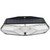 Outdoor 104LED Solar Light ABS 1800mah White Light Wall Mounted 3 Lighting Modes 120 Degree Angle for Garage Courtyard Porch Garden