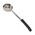 Sauce Spoon Pizza Multipurpose Food Grade Stainless Steel Spread Measuring Spoon for Kitchen Cooking Black 6oz (Holes Drain)
