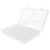 28 Slots Clear Plastic Storage Box Portable Detachable Organizer Box for Small Items Earrings Necklaces MedicinesTransparent Color